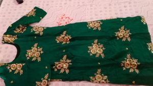 Pure Silk Kurta. Sippi Sitara Work