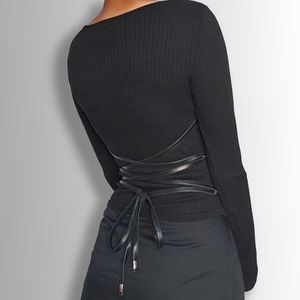 Chic Black Long Sleeve Top