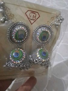 Peacock Jhumkha