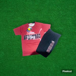 Combo Of 5 T-shirt Shorts Suit