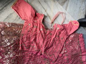 Gota Work Light mauve Lehenga Choli Set