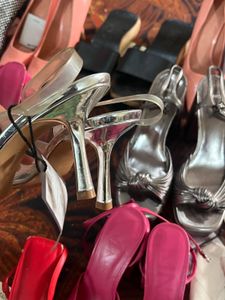 MANGO VINYL HEELS