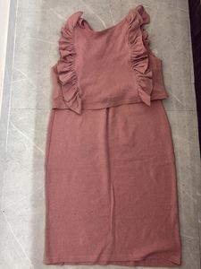 Ruffle Detail Top &amp; Skirt Set