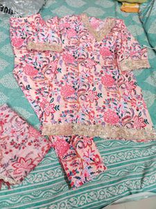 Floral Print Kurta Set