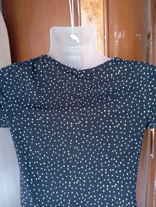 H&amp;M Polka Dot Bodycon Dress