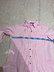 Zara Pink Button Down Top