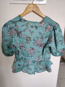 Beautiful Satin Floral Top