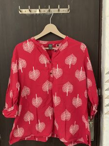 Bagu Print Short Kurti