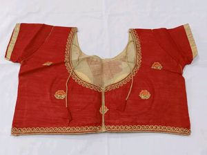 Plain Saree Border Readymade Blouse