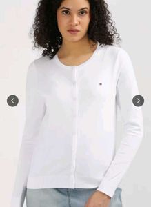Tommy Hilfiger White Cardigan