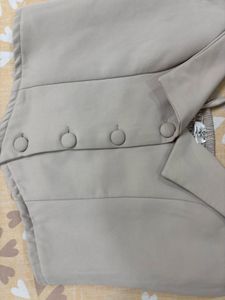 Solid Turn Down Collar Co-ord Set