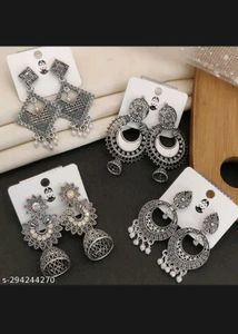 Antique Earings Pair of 4