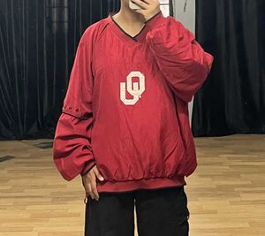 Y2k Red Baggy Sweatshirt. (Unisex)