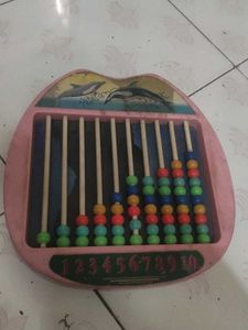 Vintage Dolphin Abacus Toy
