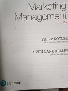 Marketing Management 15th Edition
