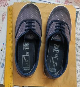 Fashion Case Blue Polka Dot Shoes