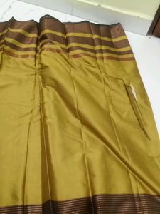 Olive Green Colour Saree