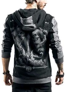 Rock Rebel (EMP) Heavyweight Grunge Zip-Up 💀