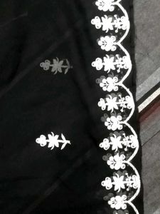 Black Embroidered Dress