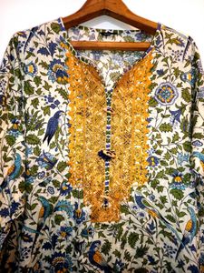 🎁Buy 2, Get 1 Free🎁Floral Print Kurta