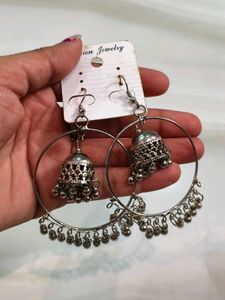 Hoop Jhumka Earrings