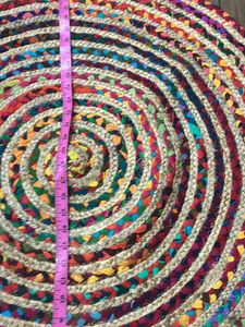 Colorful Braided Round Rug