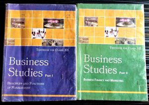 Business Studies Textbooks Part 1 & 2 For Class 12