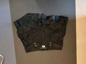 Satin Black Shorts