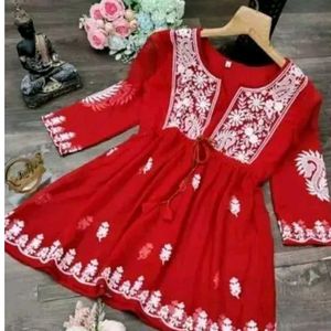 combo black and red kurti