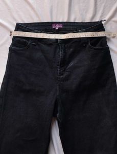 Black Wide Leg Highwaist Jeans
