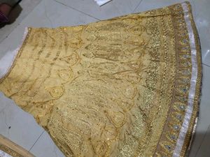 Golden Lehenga Choli Set