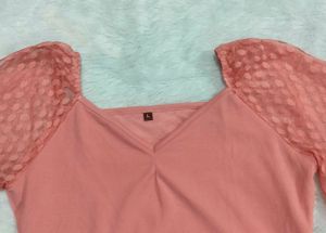 💥 Beautiful Lace PEACH Top💥