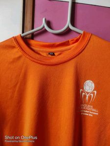 Orange  FIFA Football Tournament Jersey T-Shir