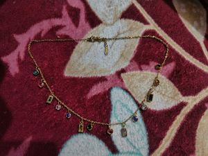 Necklace with Colorful Charms