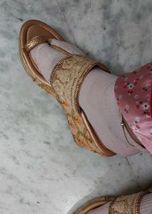 Floral Embroidered Mule