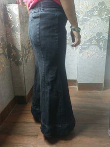 Denim Maxi Skirt