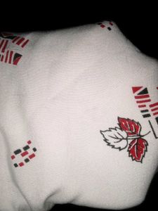 Patterned White Dress