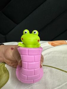 Cute Frog in a Pop-Up chimney toy
