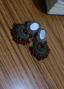 Boho Mirror Drop Earrings