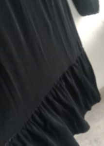 Black velvet modest wear