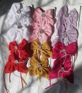 Bow Hair Clips - Set of 6