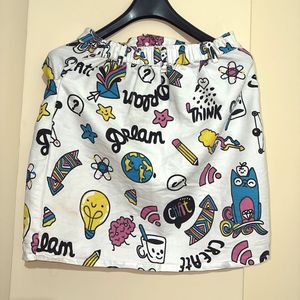 Fun Print Skirt