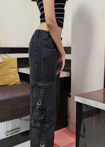 Black Cargo Pants Outfit with tank top