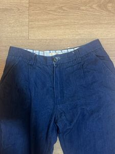 Dark Blue Denim Pants