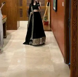 Elegant Black Lehenga Choli