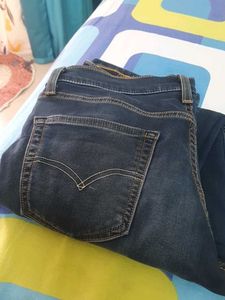 Dark Blue Denim Jeans