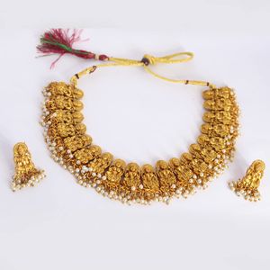 Gold Plated Tukilikai Traditional Temple Necklace