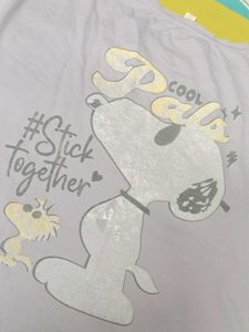 Snoopy &#34;Stick Together&#34; Tee