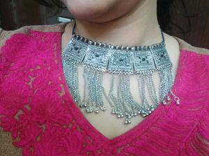 Silver Necklace &amp; Earring Set All 4 At Just 150