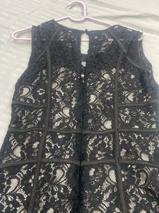 Elegant Black Lace Dress